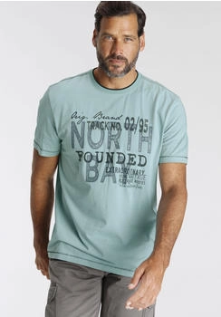 Man's World T-Shirt navy t&uuml;rkis