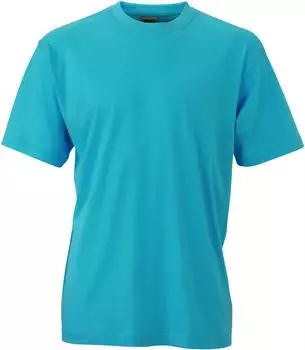 James & Nicholson Round-T Heavy T-Shirt blau