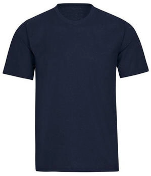 Trigema T-Shirt DELUXE Baumwolle navy