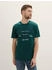 Tom Tailor T-Shirt Logo-Print deep green lake