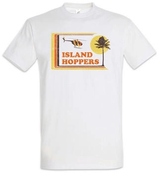 Urban Backwoods Island Hoppers Hawaii T-Shirt weiß