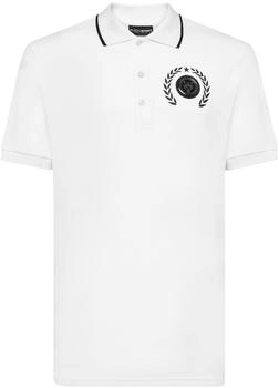 Plein Sport Poloshirt 'Carbon Tiger' schwarz weiß