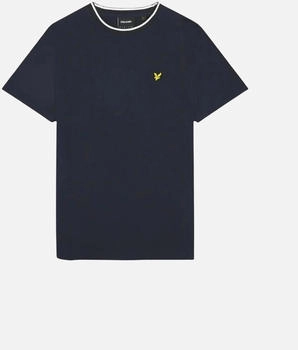Lyle & Scott T-Shirt Tipped navy chalk