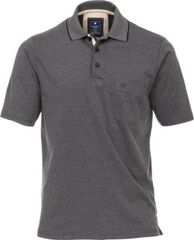 Redmond Poloshirt unifarben Hochwertiger Baumwollmix