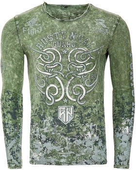 Rusty Neal Langarmshirt modernem Print