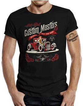 Gasoline Bandit T-Shirt für Classic Car Fans Rod Custom Masters Shop