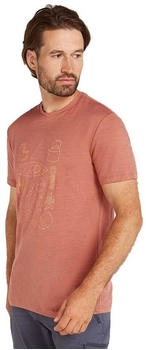 Icebreaker Merino Tech Lite Camp Essentials Kurzarm-t-shirt cedar wood 0A571X01MM