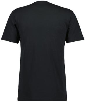 Ragman T-Shirt Herren Regular Fit Kurzarm baumwolle schwarz