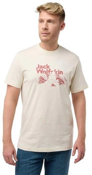 Jack Wolfskin Bergblick Kurzarm-t-shirt Panna Cotta A60070-A0028