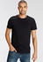 AJC T-Shirt 3er-Pack lockere Passform Basic-Stil schwarz