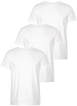 AJC T-Shirt 3er-Pack lockere Passform Basic-Stil wei&szlig;