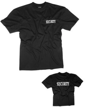 Mil Tec T-Shirt 'SECURITY' schwarz