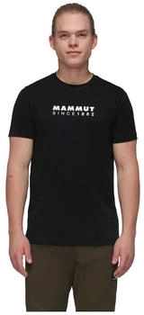 Mammut Core Logo Kurzarm-T-Shirt schwarz 1017-04024-1