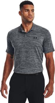 Under Armour Matchplay Polo pitch grau schwarz