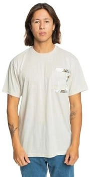Quiksilver Behind Wave Taschen-T-Shirt weiß