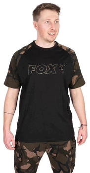 Fox Outline T-Shirt schwarz camouflage