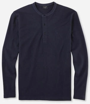 OLYMP Polo-Shirt Langarm Casual Marine