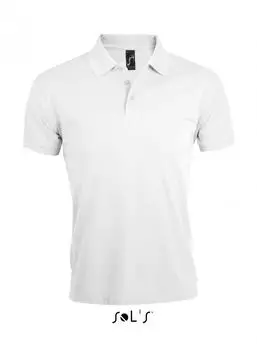 Sol's Prime Pique Polo-Shirt kurzarm weiß