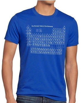 style3 Periodensystem Herren T-Shirt blau