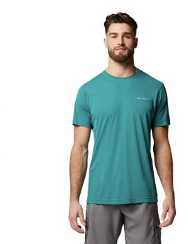 Columbia Zero Rules Crew Kurzarm-t-shirt river blau 2118501-364
