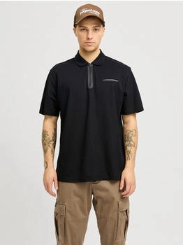 Jack & Jones Jcofusion Pique Polo SS SN Poloshirt schwarz Jack & Jones Jcofusion Pique Polo SS SN Poloshirt schwarz