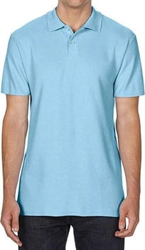 Gildan SoftStyle Poloshirt Doppel-Piqué PC3339 hellblau