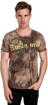 Rusty Neal Herren T-Shirt braun
