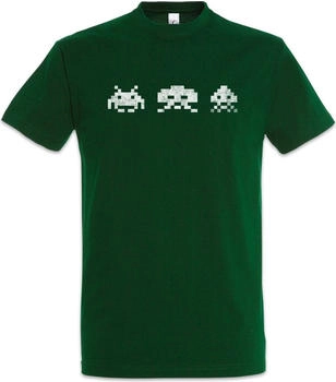 Urban Backwoods Digital Invaders Herren T-Shirt grün
