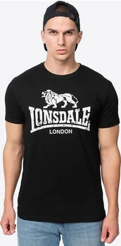 Lonsdale Silverhill T-Shirt schwarz weiß