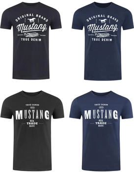 MUSTANG Basic Print 4er Pack blau mehrfarbig 240314