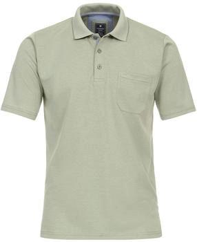 Redmond Polo-Shirt Kurzarm Regular-Fit jersey organic grün