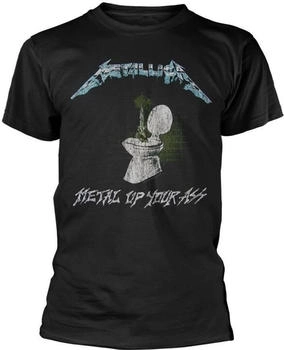 Metallica Metal Up Your Ass Schwarz T-Shirt Front- und Rückendruck
