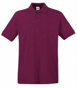 Fruit of the Loom Premium Poloshirt bordeaux M
