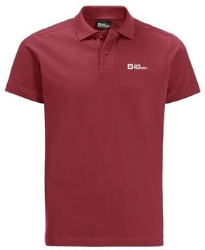 Jack Wolfskin Essential Polo M deep ruby 2511