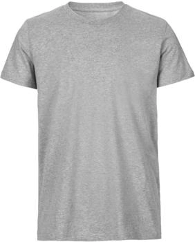 Neutral Bio-Herren-T-Shirt Rundhalsausschnitt grau