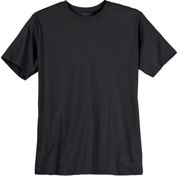 Redfield Rundhalsshirt schwarz 6XL
