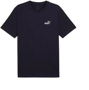 Puma ESS Small No Logo Tee Sportshirt blau schwarz