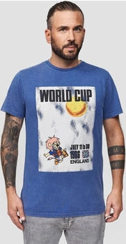 Recovered T-Shirt FIFA World 1966 Poster blau