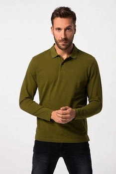 JP 1880 Piquee Poloshirt moosgrün