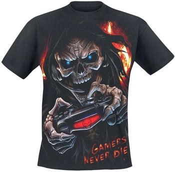 Spiral Respawn T-Shirt schwarz
