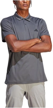 Adidas Tr-Es Base Polo grau schwarz IB1066