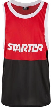 Starter Top hellrot schwarz weiß 19693967