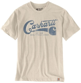Carhartt S S Script Graphic T-Shirt cremeweiss