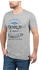 Blend Shirt blau grau schwarz