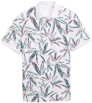 Tom Tailor Regular Fit Poloshirt aus Baumwoll-Elasthan-Mix in Weiss (1045706)