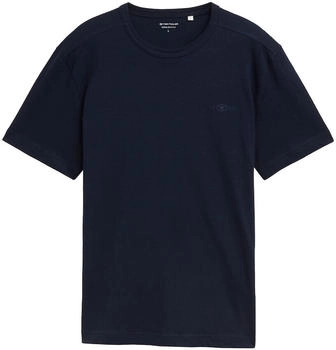 Tom Tailor Basic T-Shirt aus Baumwolle (1045627) Sky Captain Blue