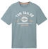 mit Logo-Print aus Baumwolle grey mint