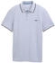 dove blue white two tone pique: Tom Tailor Piqué Poloshirt mit Stretch (1045629)