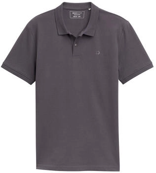 Tom Tailor Denim Piqu&eacute; Poloshirt aus Baumwolle (1045587) pavement grey