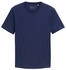 1037655 Basic T-Shirt aus Baumwolle Dark Blueberry
